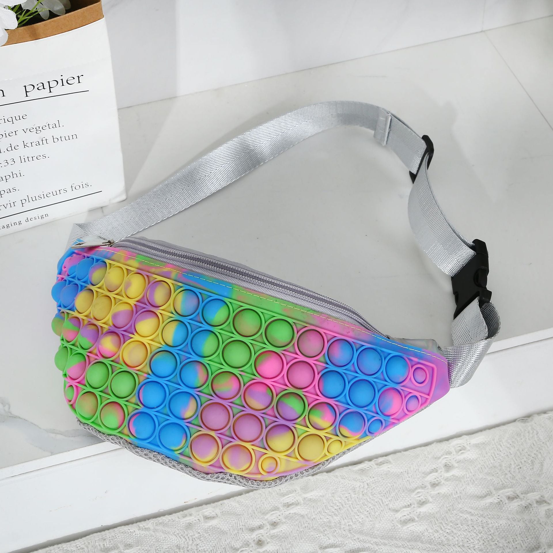 Bolsa de cintura de silicona para niños al por mayor